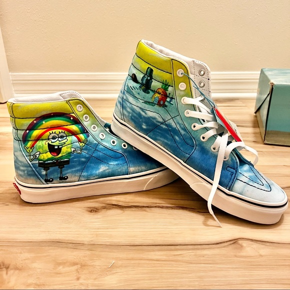Vans X SpongeBob Sk8-Hi Shoes - Picture 3 of 10